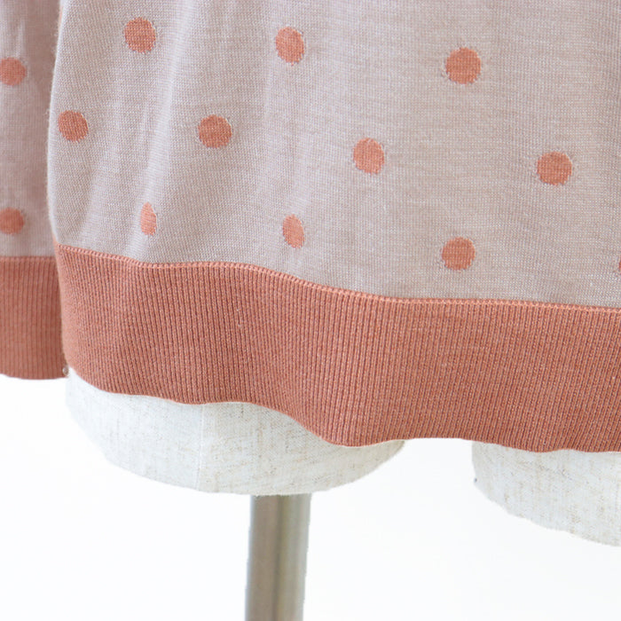 HERMES knit [Outer fabric] 50% cashmere, 50% silk [Other fabric] 100% rayon beige Women 38 Used Authentic