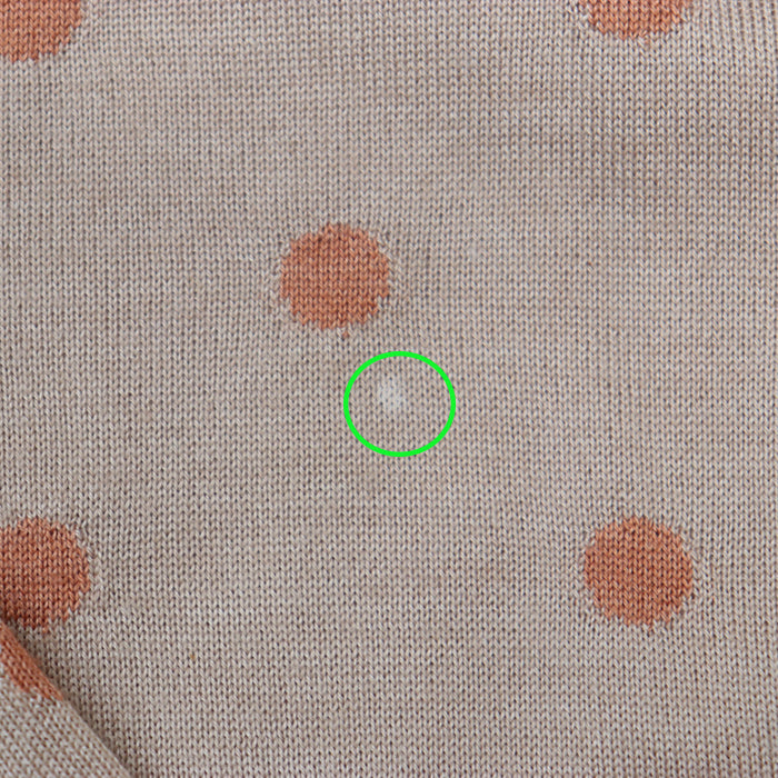 HERMES knit [Outer fabric] 50% cashmere, 50% silk [Other fabric] 100% rayon beige Women 38 Used Authentic