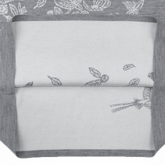 HERMES one piece [Outer material] 46% cashmere, 46% silk gray Women 38 Used Authentic