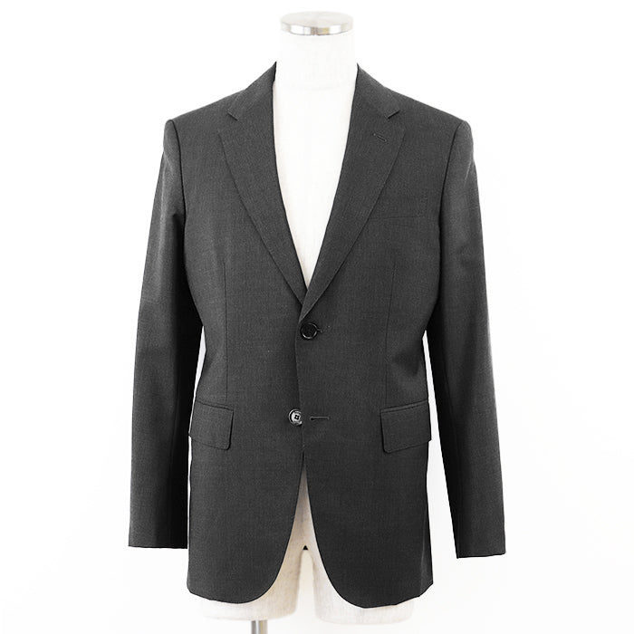 Berluti suit cupra, polyester Dark gray mens A48 Used Authentic