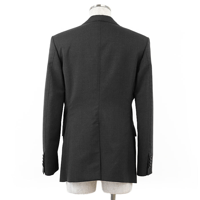 Berluti suit cupra, polyester Dark gray mens A48 Used Authentic