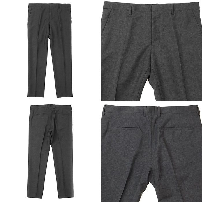 Berluti suit cupra, polyester Dark gray mens A48 Used Authentic
