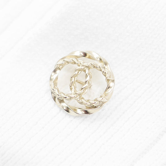 CHANEL knit P63091 cotton 100% white Women 36 Used Authentic
