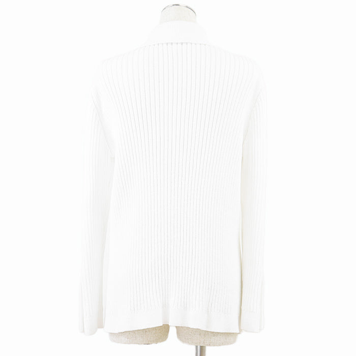 CHANEL knit P63091 cotton 100% white Women 36 Used Authentic