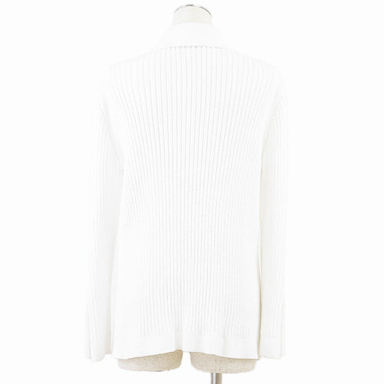 CHANEL knit P63091 cotton 100% white Women 36 Used Authentic