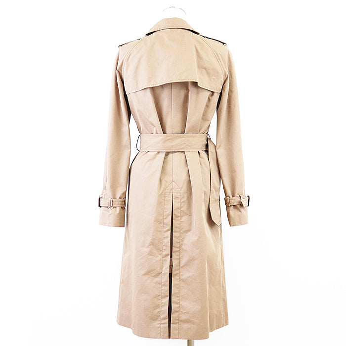 GUCCI coat 405811 [Outer material] 67% cotton, 33% nylon, 100% silk Dark beige Women 38 Used Authentic