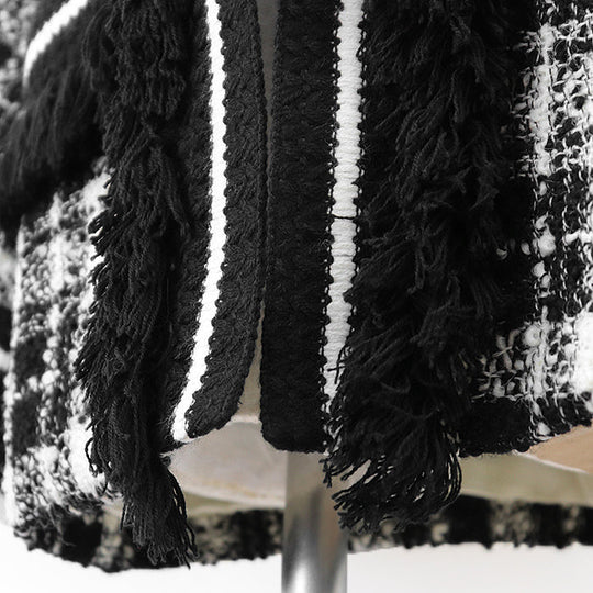 GUCCI Other outerwear 643297 ZADJS 98% wool, 2% nylon Ivory, Black Women 36 Used Authentic