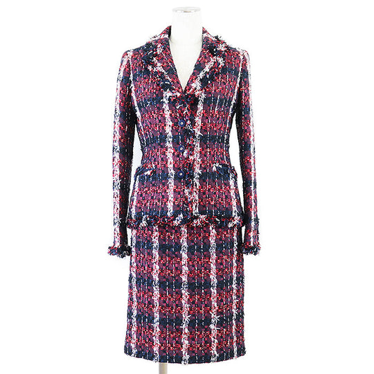 Harrods setup [Outer material] 40% cotton, 30% polyester [Lining] 100% cupra Red, Multicolor Women 2 Used Authentic