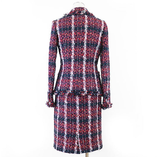 Harrods setup [Outer material] 40% cotton, 30% polyester [Lining] 100% cupra Red, Multicolor Women 2 Used Authentic