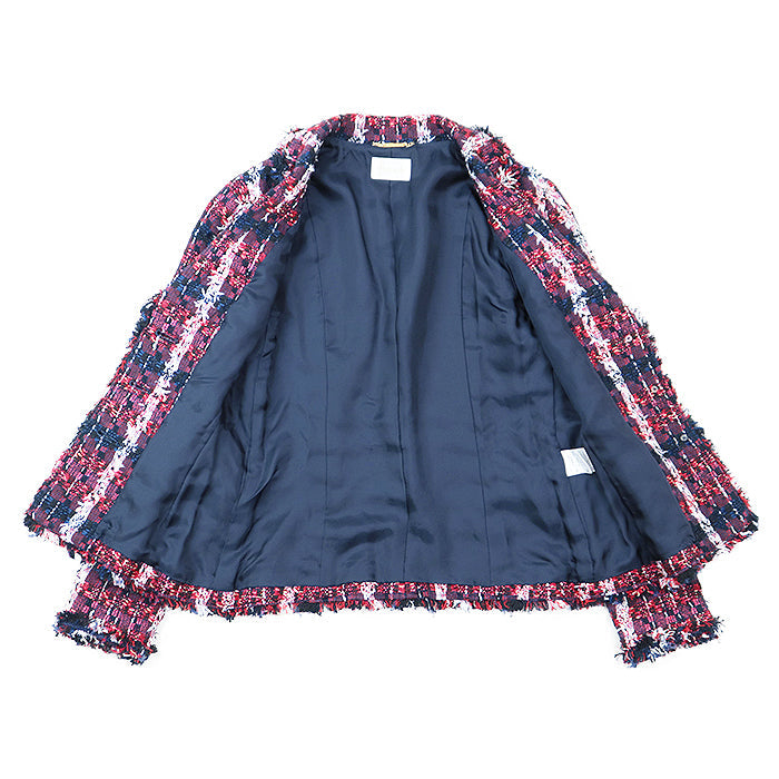 Harrods setup [Outer material] 40% cotton, 30% polyester [Lining] 100% cupra Red, Multicolor Women 2 Used Authentic