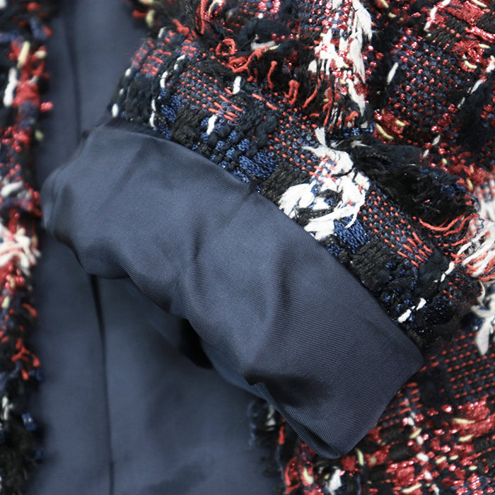Harrods setup [Outer material] 40% cotton, 30% polyester [Lining] 100% cupra Red, Multicolor Women 2 Used Authentic