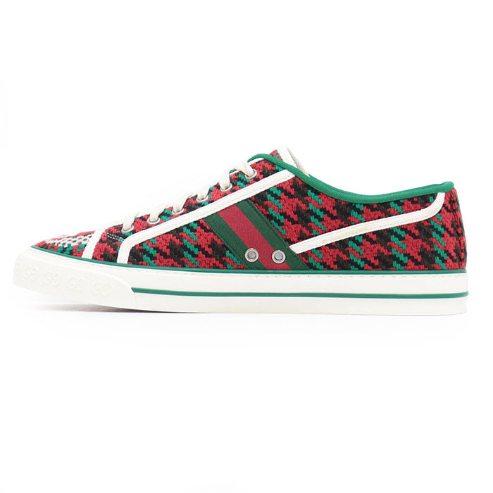 GUCCI sneakers Wool, Rubber 100% multicolor 351 9807H 8402 mens 9+ Used Authentic
