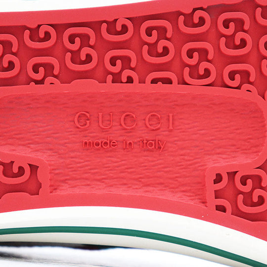 GUCCI sneakers Wool, Rubber 100% multicolor 351 9807H 8402 mens 9+ Used Authentic