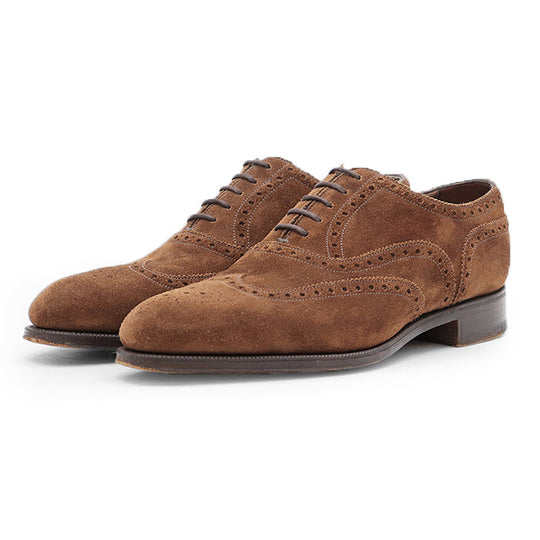 EDWARD GREEN Dress shoes 65231 leather Brown mens 6 1/2 Used Authentic