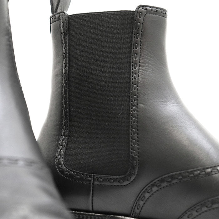 BOTTEGAVENETA boots 100% leather, 100% rubber black mens 40 Used Authentic