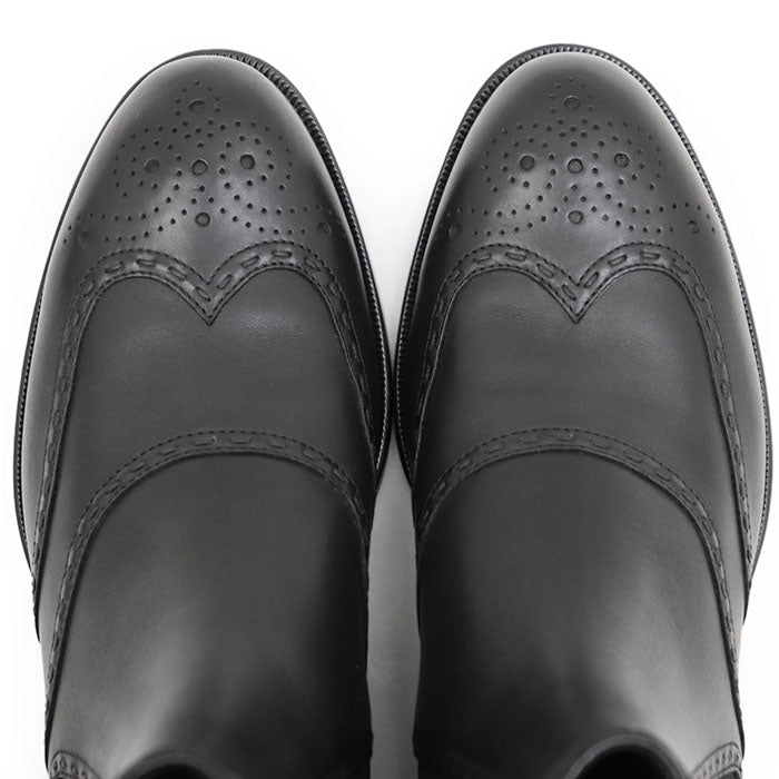 BOTTEGAVENETA boots 100% leather, 100% rubber black mens 40 Used Authentic