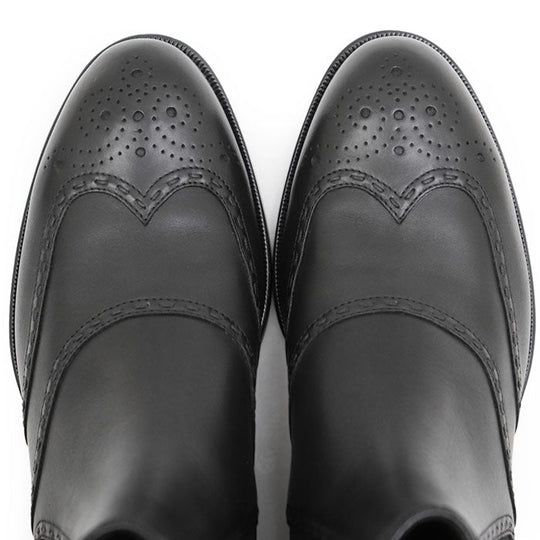 BOTTEGAVENETA boots 100% leather, 100% rubber black mens 40 Used Authentic