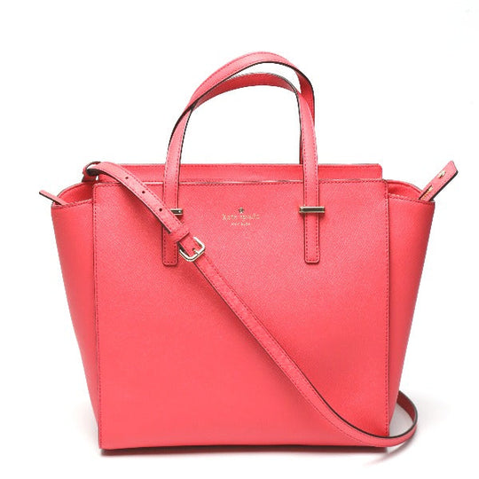 Kate Spade Handbag leather pink 2WAY Tote Bag Shoulder Bag Women Used Authentic