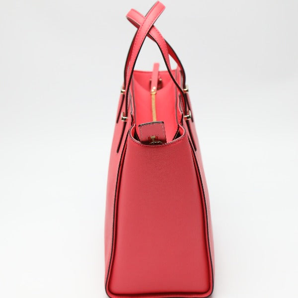 Kate Spade Handbag leather pink 2WAY Tote Bag Shoulder Bag Women Used Authentic