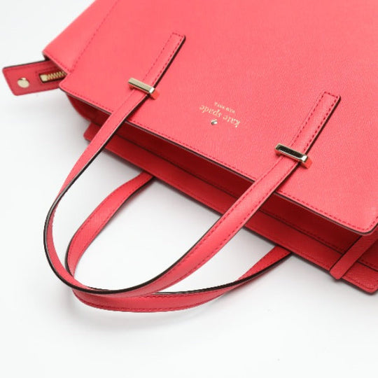 Kate Spade Handbag leather pink 2WAY Tote Bag Shoulder Bag Women Used Authentic