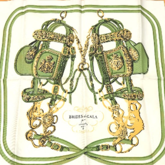 HERMES scarf silk Orange Handkerchief Petit Carre (Carre 45) gourosh silk twill Women Used Authentic