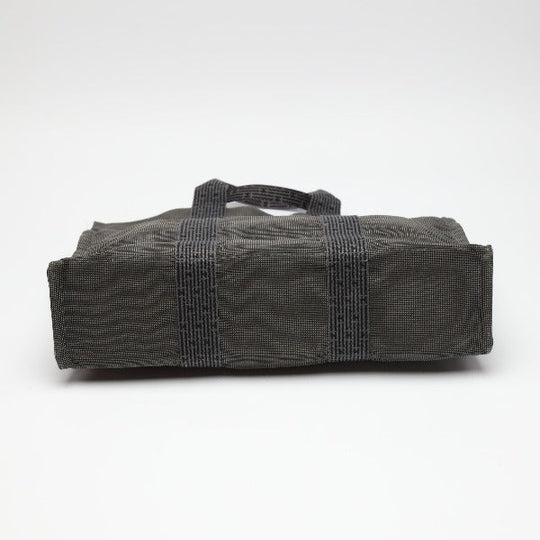 HERMES Tote Bag canvas gray Her LineTote MM Business bag canvas mens(Unisex) Used Authentic