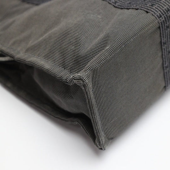 HERMES Tote Bag canvas gray Her LineTote MM Business bag canvas mens(Unisex) Used Authentic