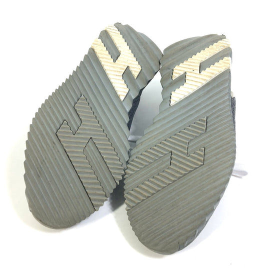 HERMES sneakers Canvas/Suede , Technical Canvas/Suede gray shoes bouncing 35 1/2