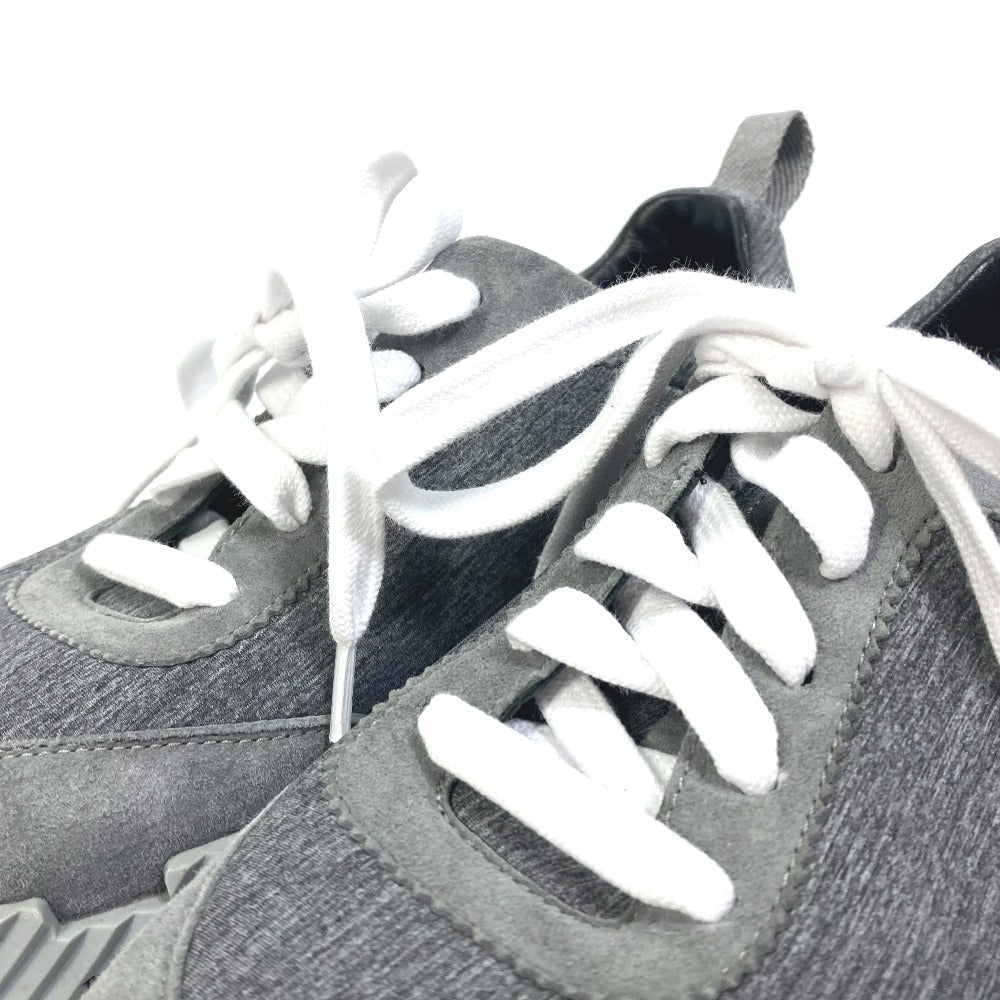 HERMES sneakers Canvas/Suede , Technical Canvas/Suede gray shoes bouncing 35 1/2