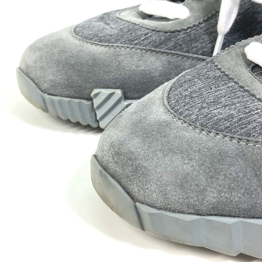 HERMES sneakers Canvas/Suede , Technical Canvas/Suede gray shoes bouncing 35 1/2