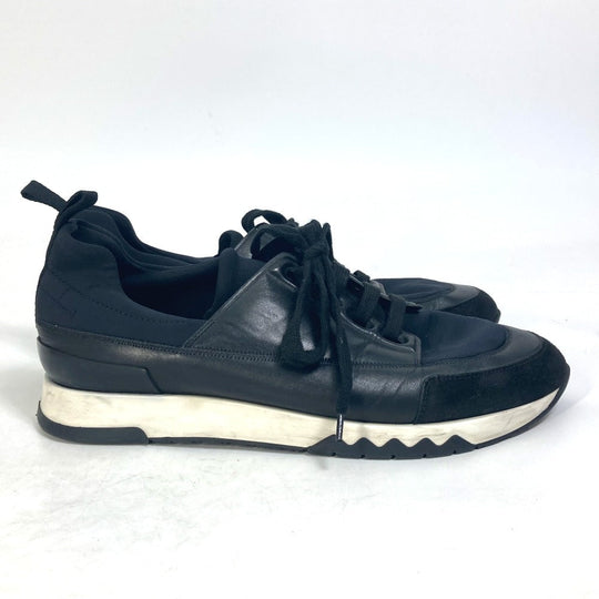 HERMES sneakers Polyamide, Leather black Stadium mens 41 Used Authentic