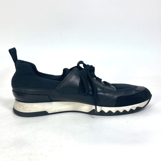 HERMES sneakers Polyamide, Leather black Stadium mens 41 Used Authentic