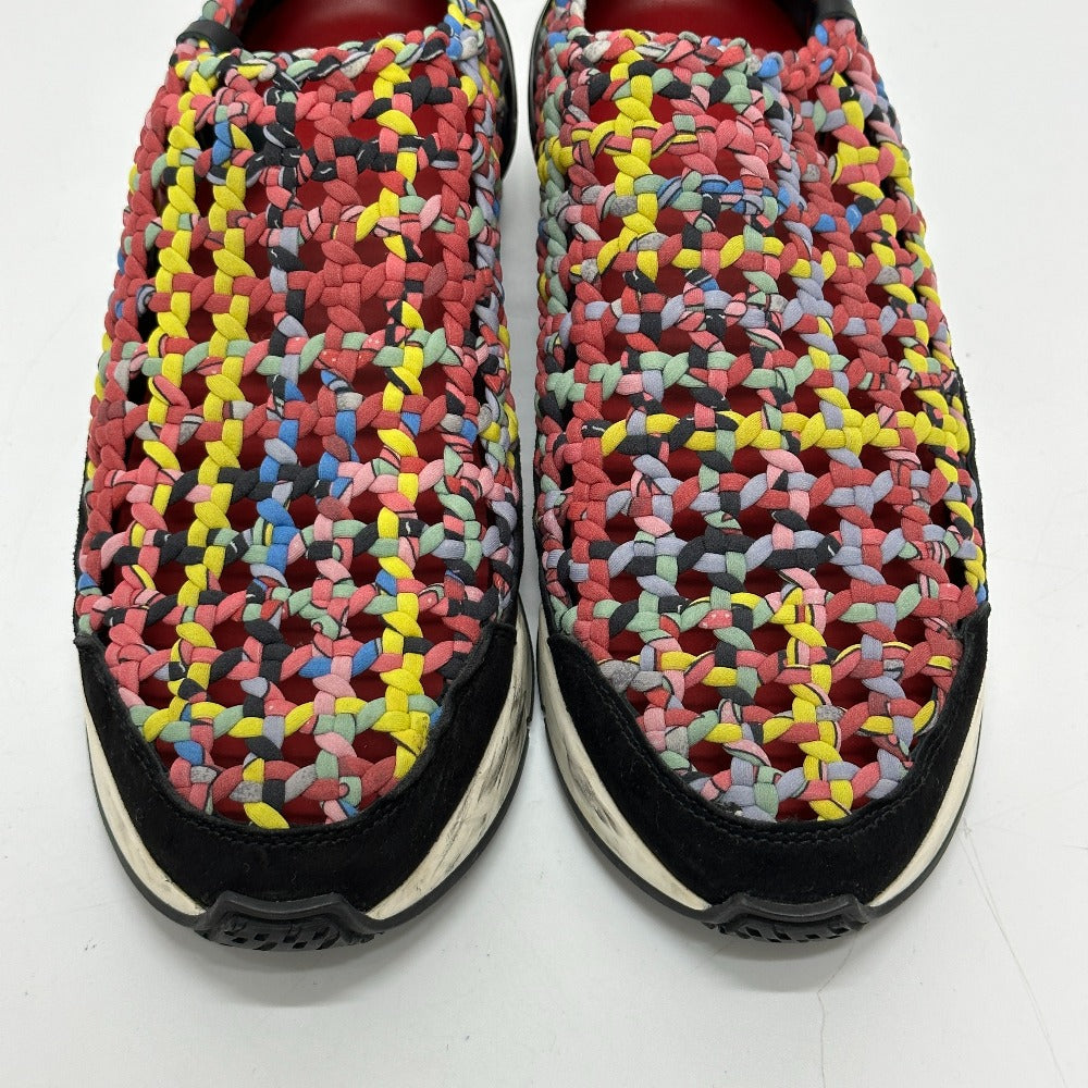 HERMES sneakers leather pink Braid Women 36 Used Authentic