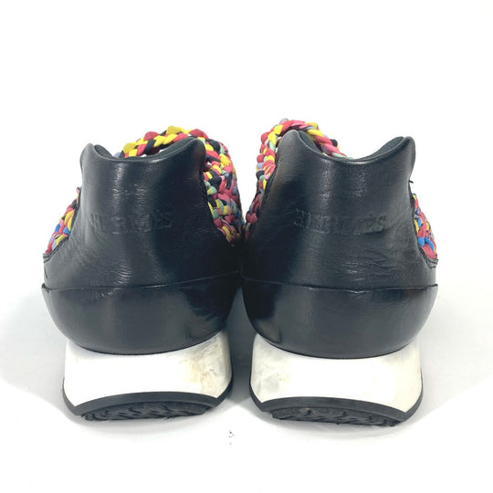 HERMES sneakers leather multicolor Slip-on Women 37 Used Authentic