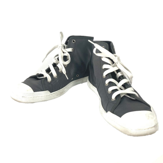 HERMES sneakers Nylon gray laces shoes shoes Express mens 40.5 Used Authentic