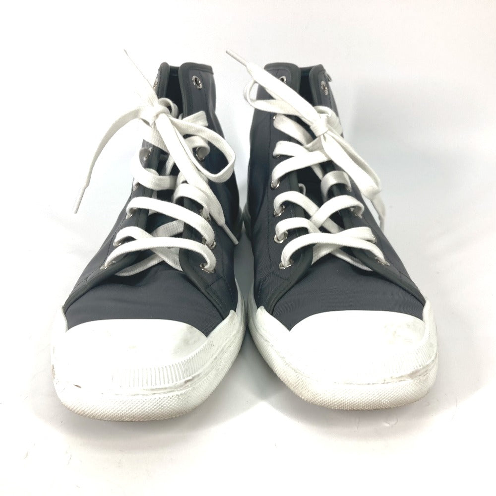 HERMES sneakers Nylon gray laces shoes shoes Express mens 40.5 Used Authentic