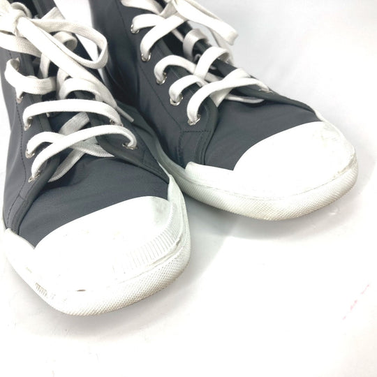 HERMES sneakers Nylon gray laces shoes shoes Express mens 40.5 Used Authentic