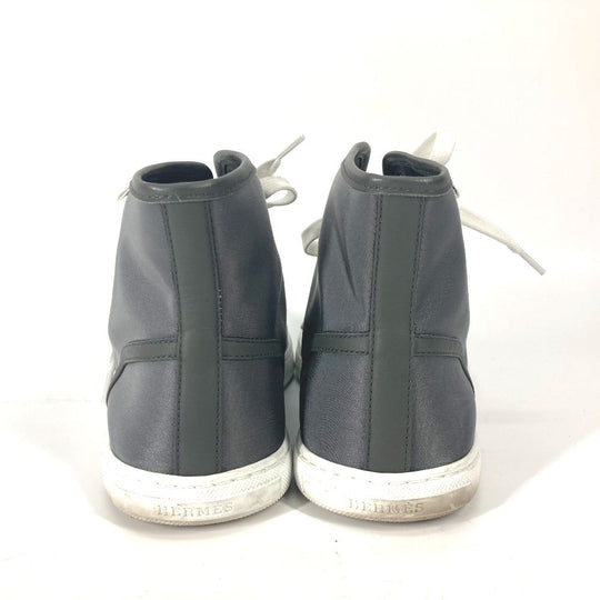 HERMES sneakers Nylon gray laces shoes shoes Express mens 40.5 Used Authentic