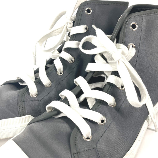 HERMES sneakers Nylon gray laces shoes shoes Express mens 40.5 Used Authentic