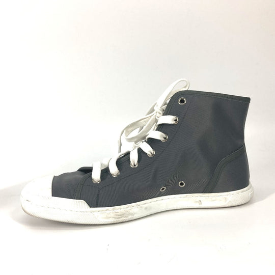 HERMES sneakers Nylon gray laces shoes shoes Express mens 40.5 Used Authentic