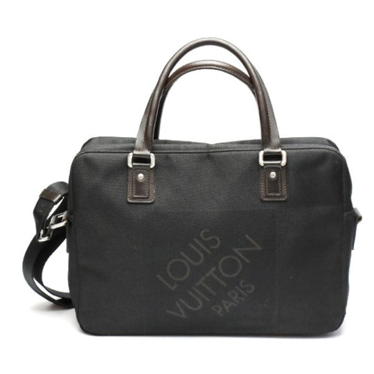 LOUIS VUITTON Business bag M93082 Damier canvas Noir (Black) Business bag Damier Jean Yak unisex(Unisex) Used Authentic