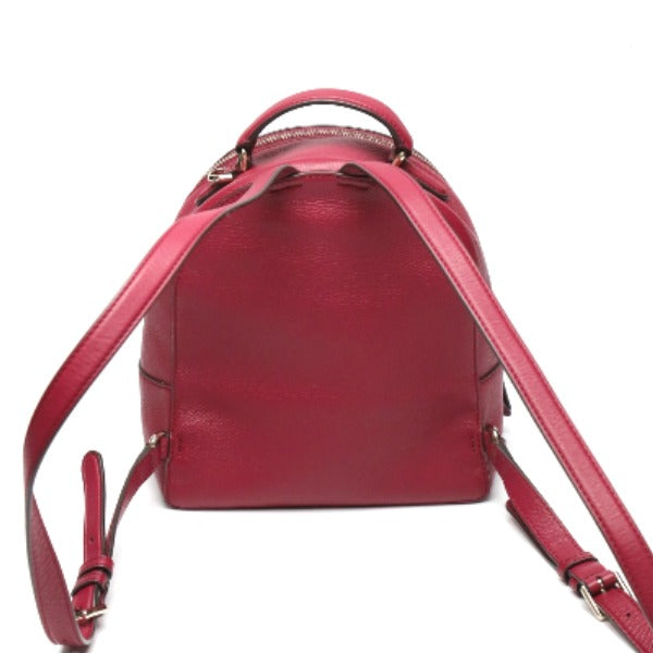 Kate Spade Backpack leather Burple Mini bag Women Used Authentic