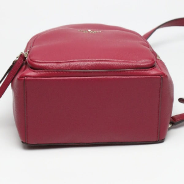 Kate Spade Backpack leather Burple Mini bag Women Used Authentic