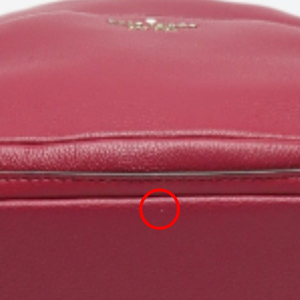 Kate Spade Backpack leather Burple Mini bag Women Used Authentic