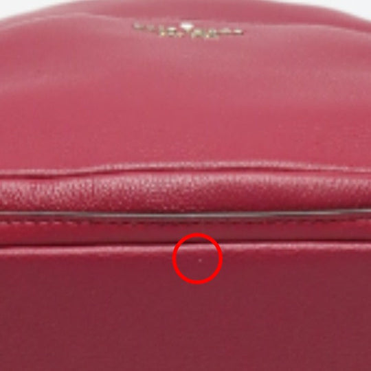 Kate Spade Backpack leather Burple Mini bag Women Used Authentic