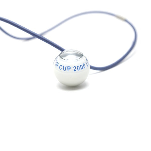LOUIS VUITTON choker plastic blue Necklace cup compass pendant choker Women(Unisex) Used Authentic
