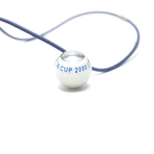 LOUIS VUITTON choker plastic blue Necklace cup compass pendant choker Women(Unisex) Used Authentic