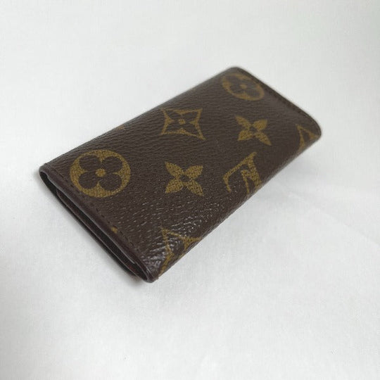 LOUIS VUITTON Key case Key holder  M69517 Monogram canvas Brown for 4 Monogram Multicles4 unisex(Unisex) Used Authentic