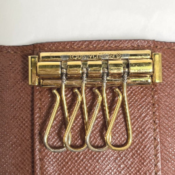 LOUIS VUITTON Key case Key holder  M69517 Monogram canvas Brown for 4 Monogram Multicles4 unisex(Unisex) Used Authentic