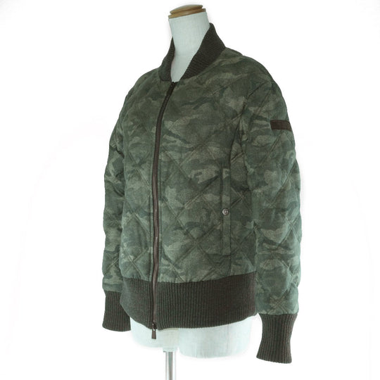 TATRAS Blouson Wool, Silk khaki unisex(Unisex) 01 Used Authentic